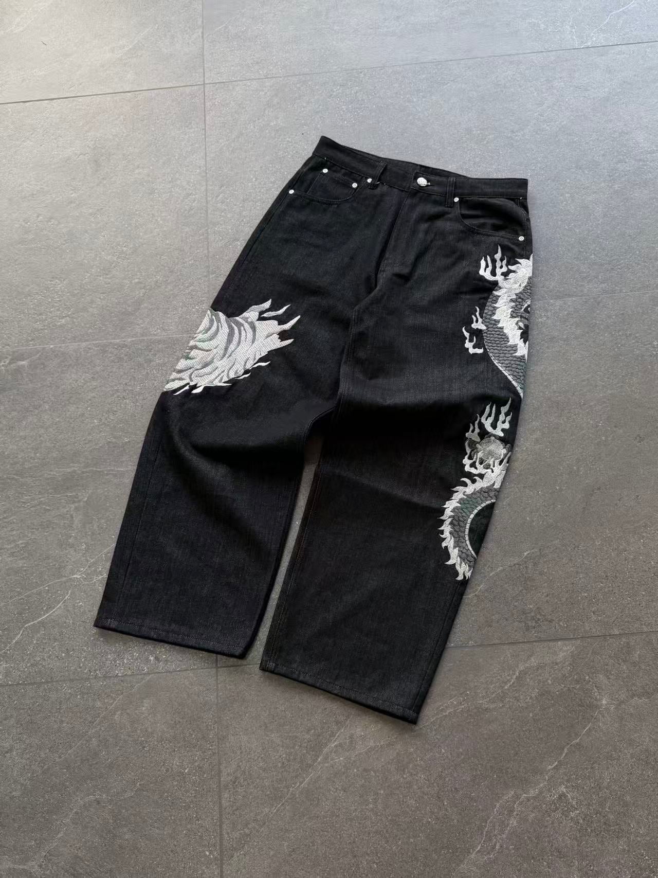 “Ultimate Duel” Baggy Denim Jeans (Special Price Time-limited)