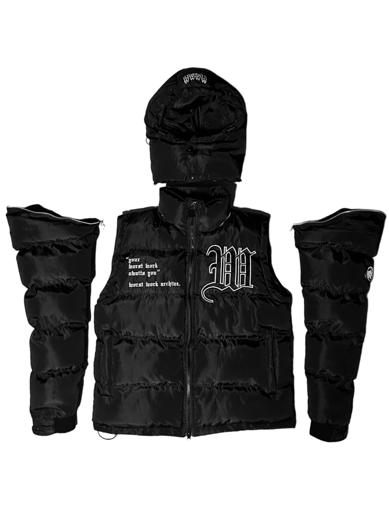 Convertible 3-in-1 Puffer Jacket