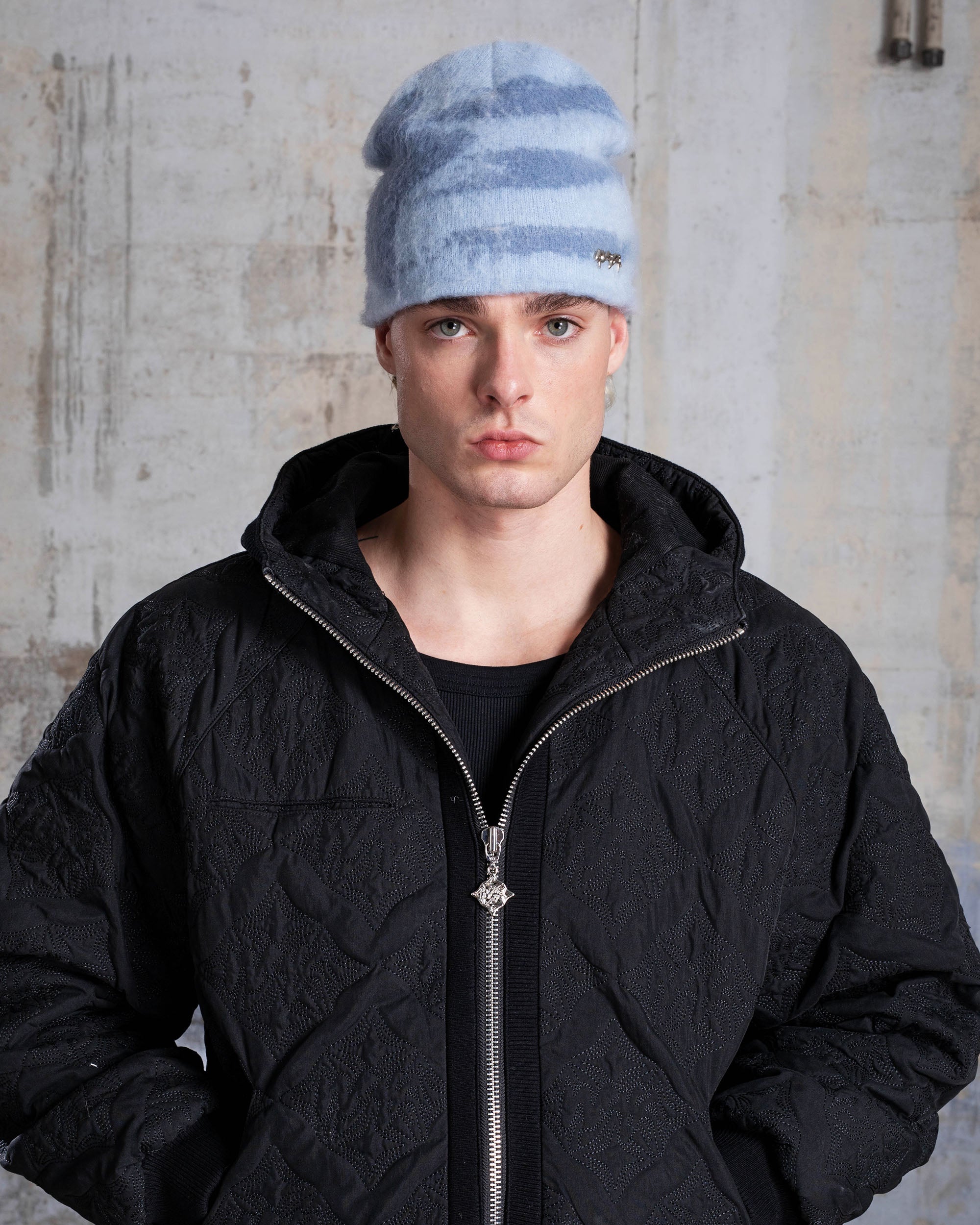 BLUE SHERPA BEANIE