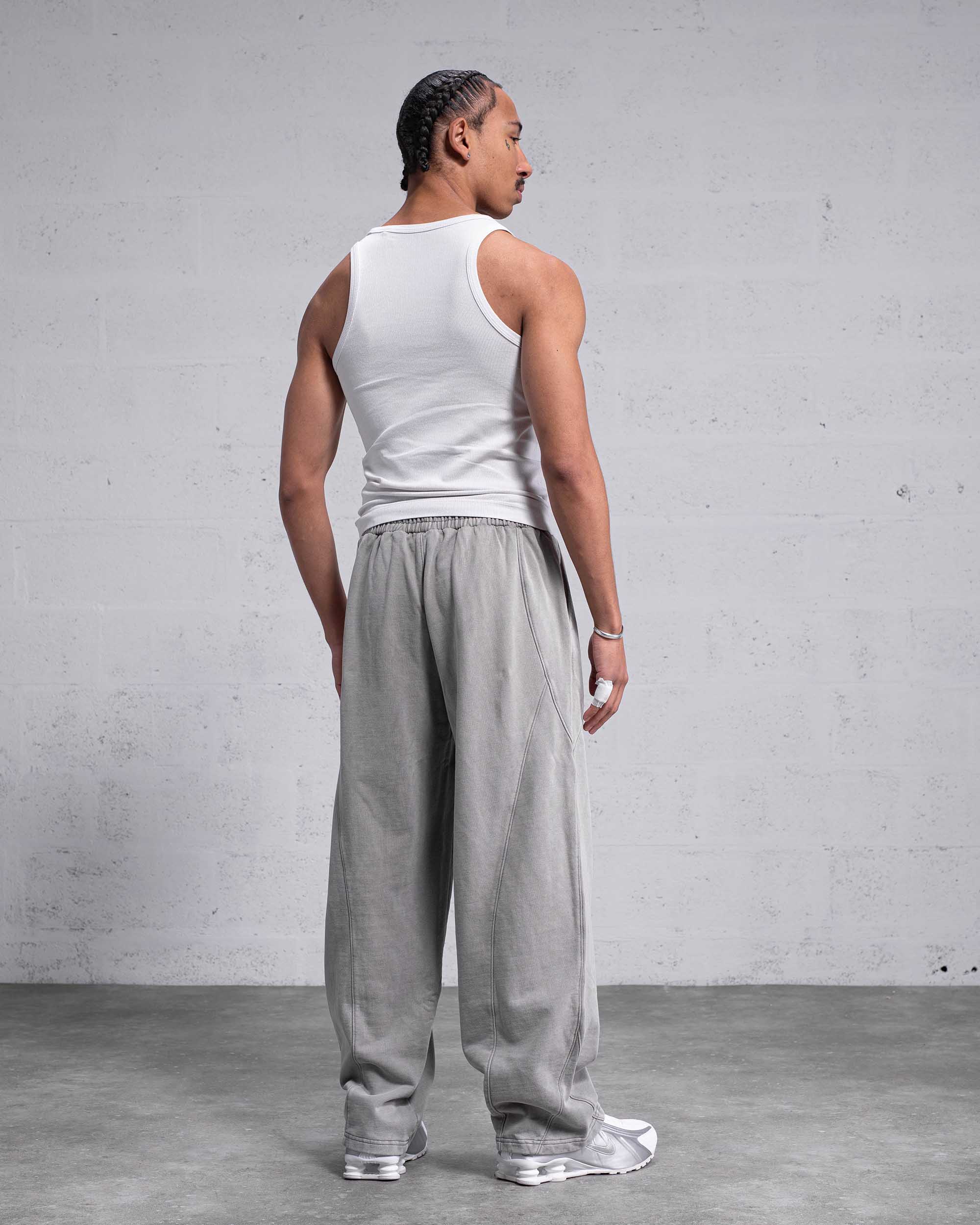 Vintage Jogger Pants Light Grey