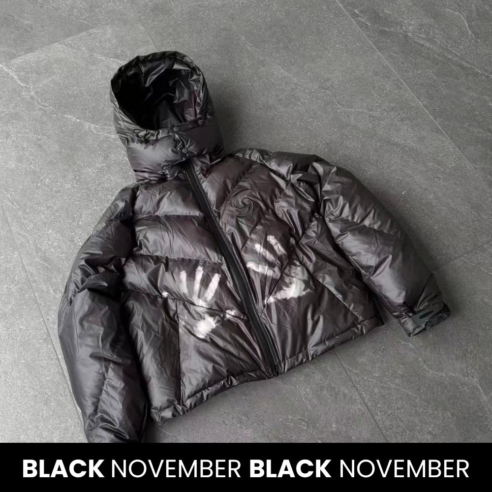 “Dissipate” HEAT REACTIVE PUFFER - Tungsten Steel Black (Pre-sale Price Time-limited )