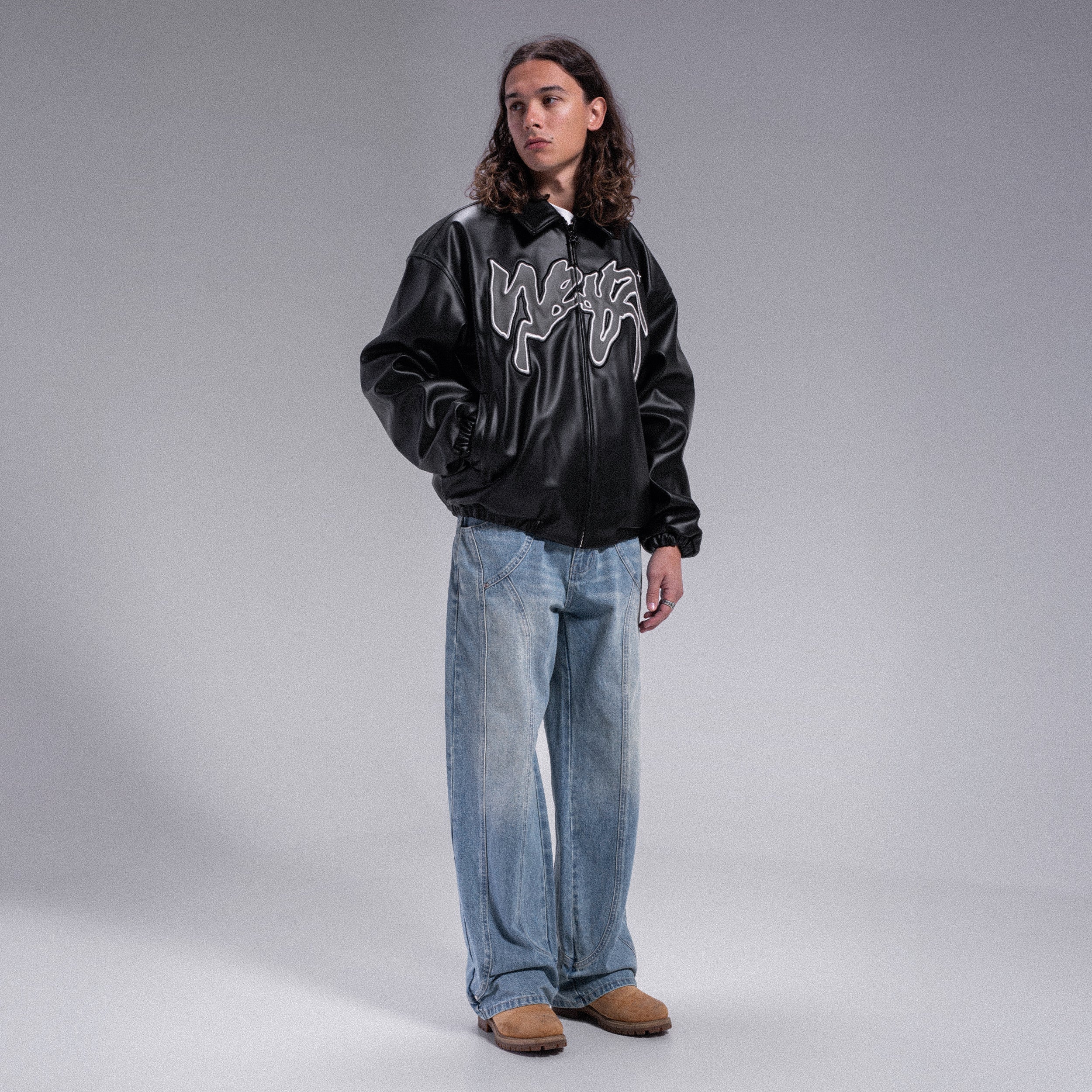 Jacket PU Leather  Black WEYZ